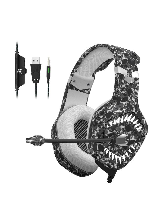 أونيكوما سماعة رأس ستيريو سلكية بتصميم يغطي الأذن ومزودة بميكروفون لأجهزة الألعاب بلايستيشن 4/ بلايستيشن 5/ إكس بوكس ون/ إكس بوكس سيريس إكس/ نينتندو سويتش/ وأجهزة الكمبيوتر - Image 2