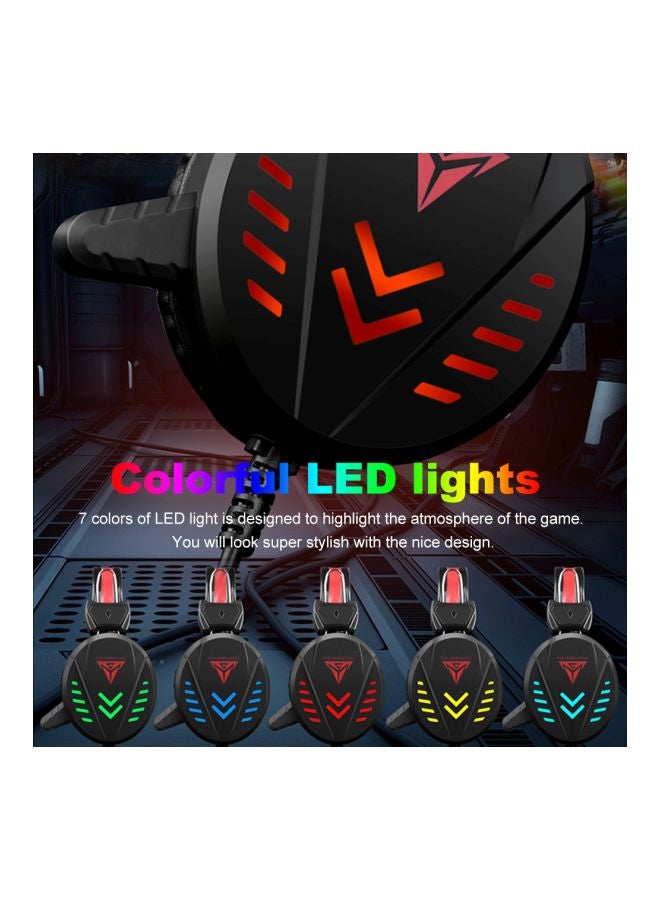 A1 Over-Ear Gaming Headset Black/Red - Image 5