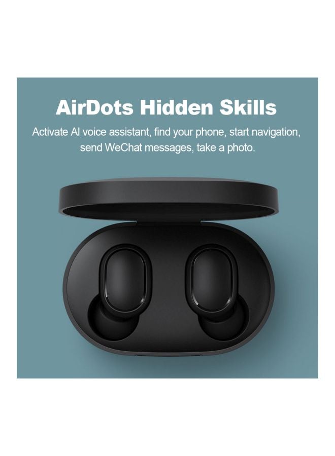 Airdots Wireless In Ear Headphones With Charging Box Black