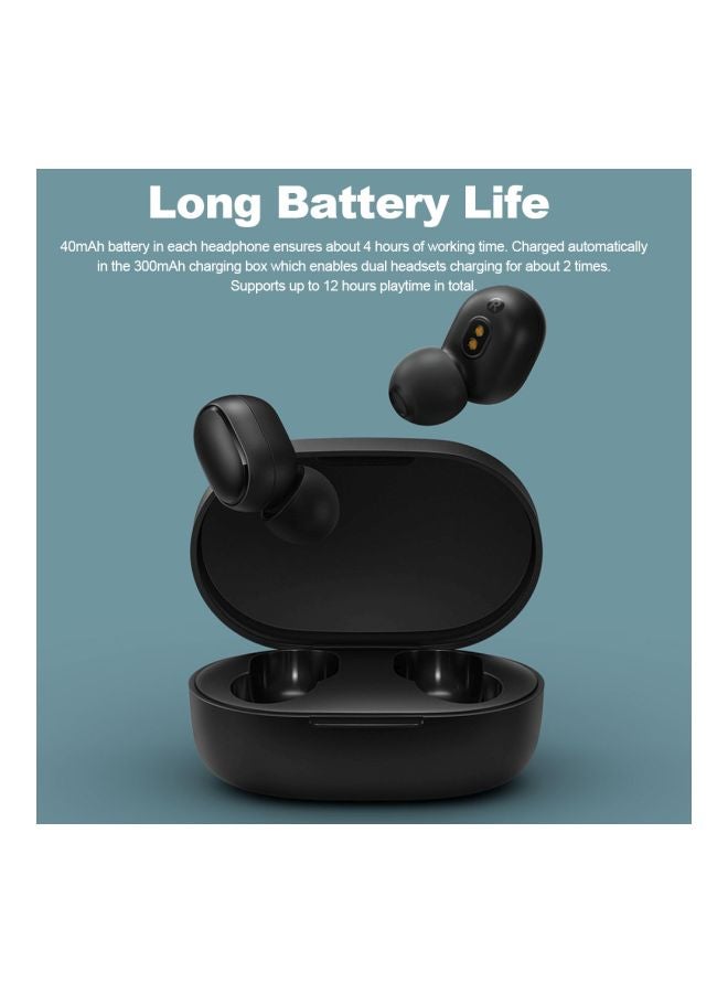 Airdots Wireless In Ear Headphones With Charging Box Black