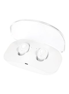TWS Bluetooth In-Ear Headphones With Charging Box White