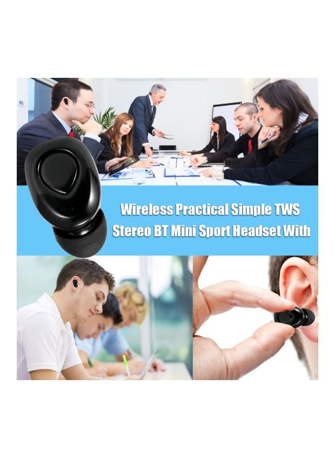 Generic - TWS Bluetooth In-Ear Headphones With Charging Box Black - Image 1