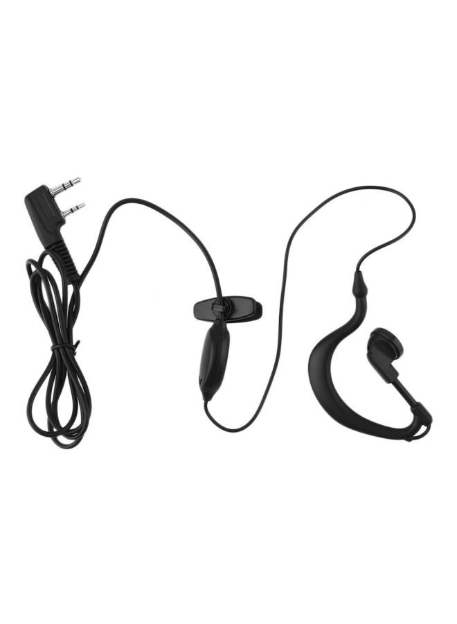 Baofeng 2 Pin Wireless In-Ear Headphones With Mic Black