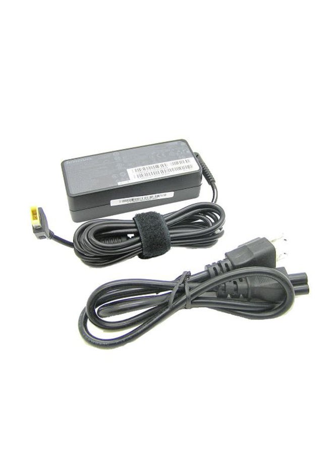 AC Adapter With Cord For Lenovo Black