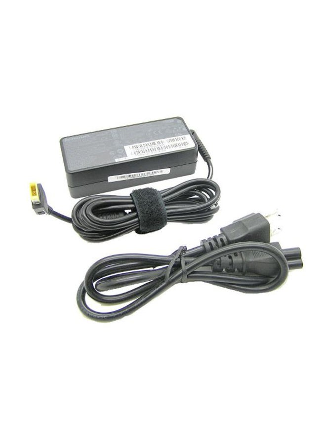 AC Adapter With Cord For Lenovo Black