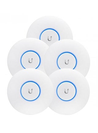 مجموعة نقاط وصول لاسلكية مزدوجة يونيفاي UAP-AC لايت مكونة من خمس قطع. أبيض/أزرق - v1564740290/N28807513A_1