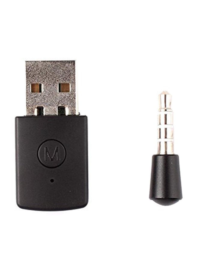 Bluetooth Dongle USB Adapter For PS4 Black/Silver - Image 1