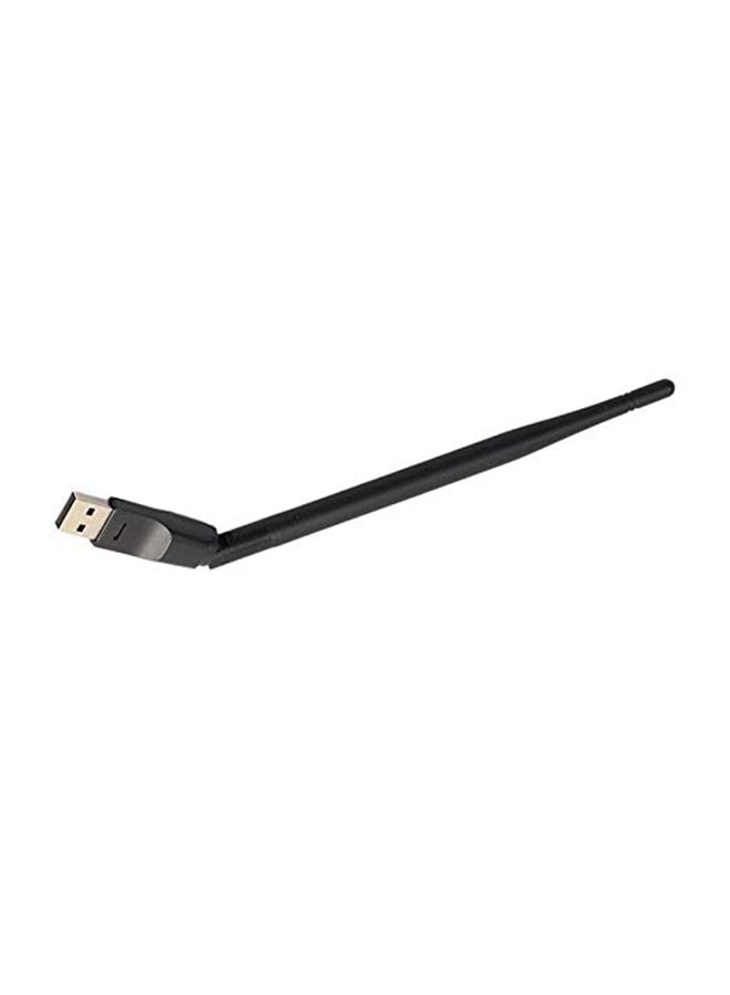 Generic - USB WiFi Antenna With Wireless Adapter Black/Silver - Image 1