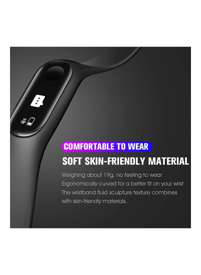 أم ثري جهاز تتبع النشاط واللياقة أحمر وأسود - Image 3