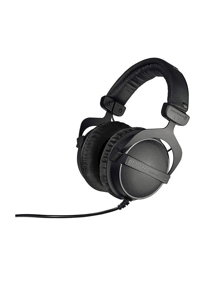 بيير ديناميك سماعات رأس أستوديو احترافية بتصميم فوق الأذن أسود - Image 1