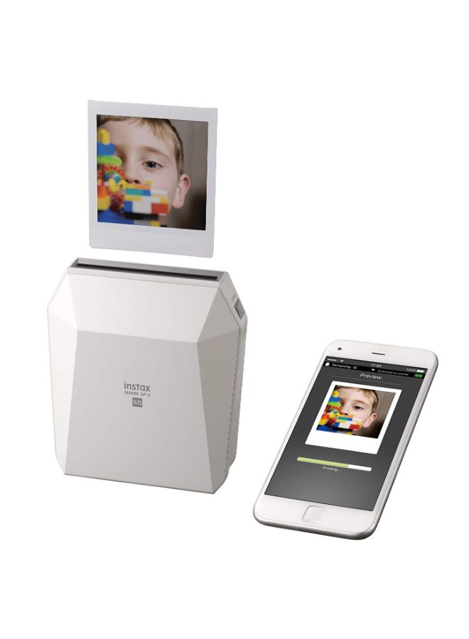 FUJIFILM Instax Share SP-3 Printer White - Image 2