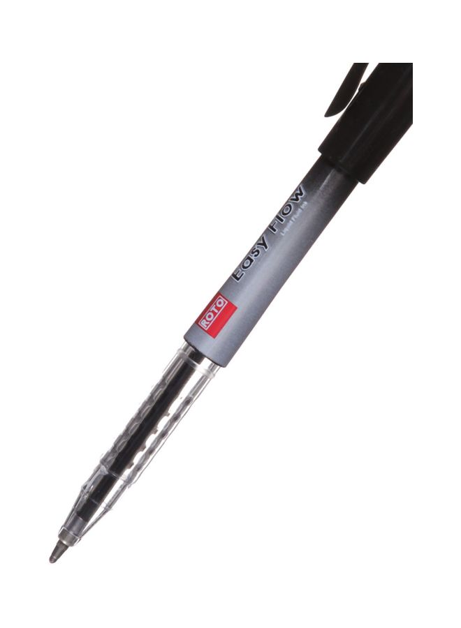 Roto 12-Piece Easy Flow Impact Proof Ballpoint Pen Set Black - Image 3