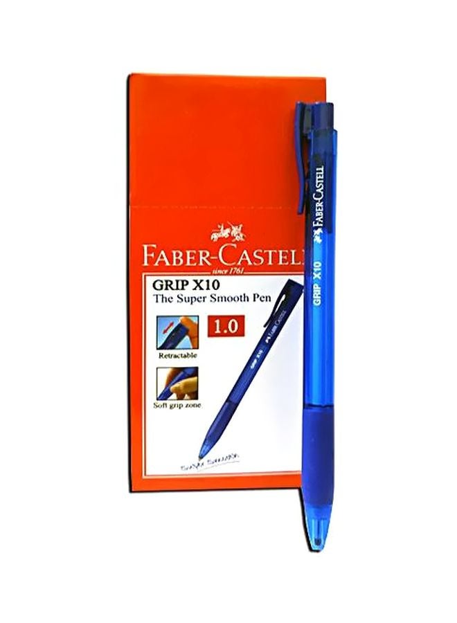 Grip X10 Retractable Ball Point Pen Blue