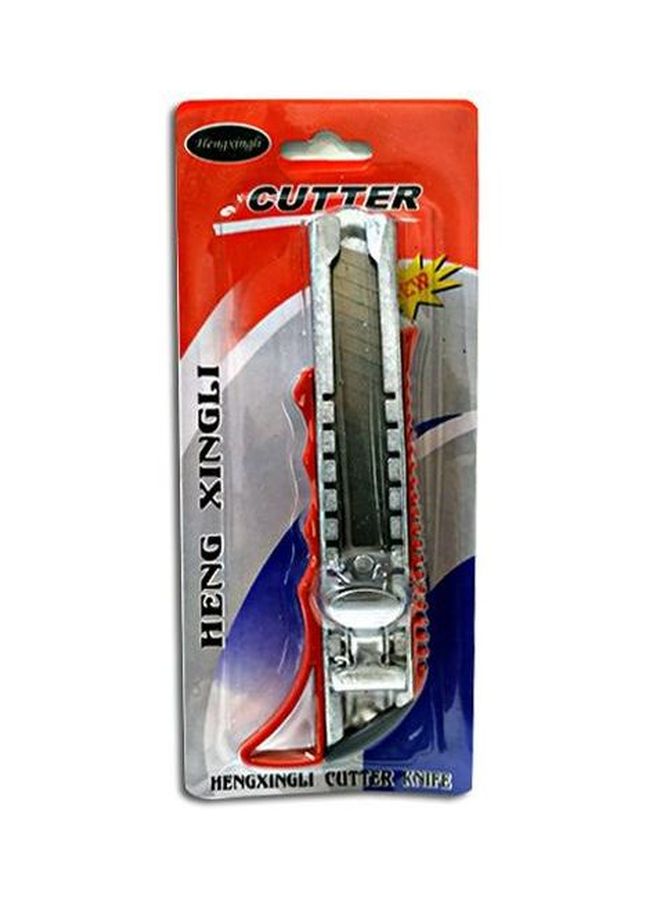 Cutter Knife Silver/Red - Image 2