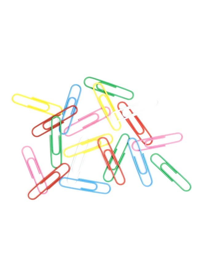 100-Piece Paper Clips Multicolour