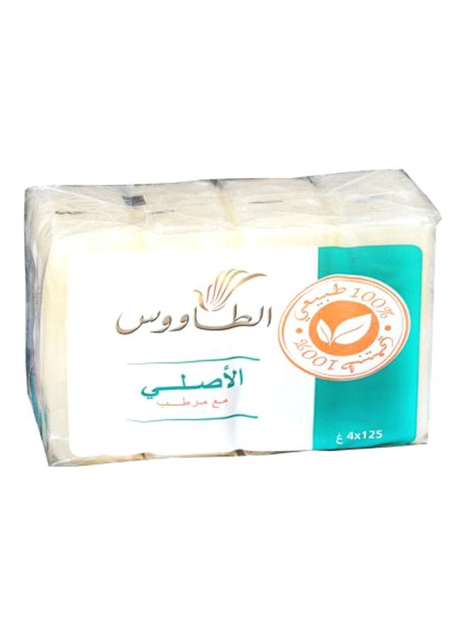 Peacock 4-Piece Moisturizing Soap 125grams 