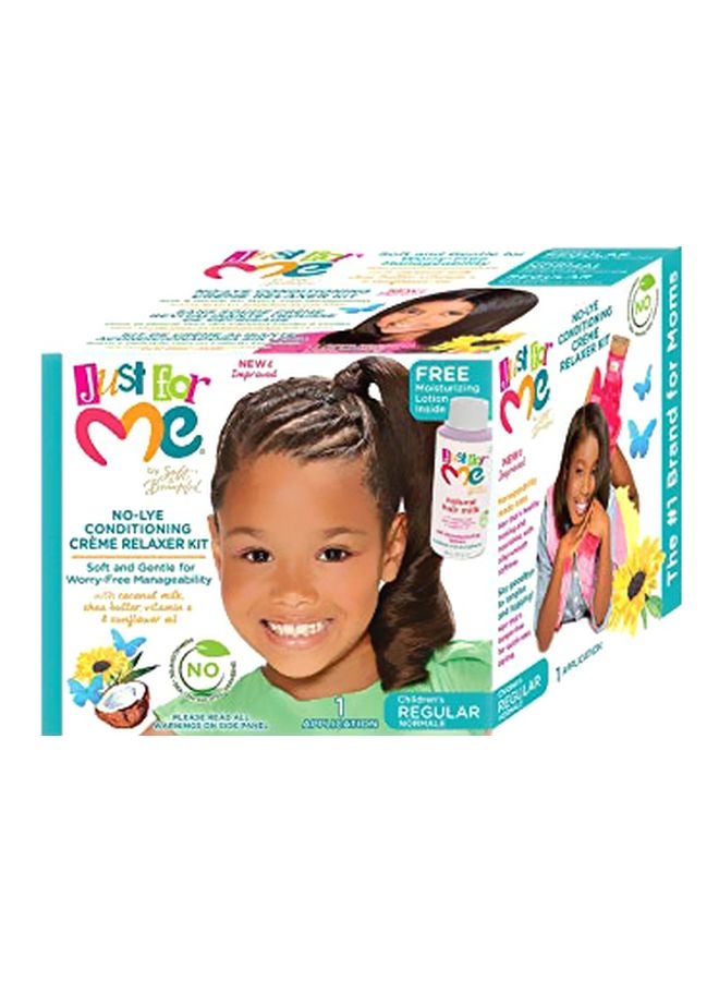 Just for Me - No-Lye Regular Conditioning Creme Relaxer Kit - Image 1