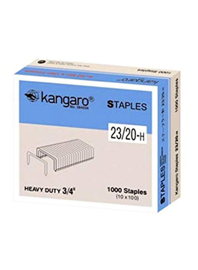 كانجارو 1000 قطعة دبابيس فضي