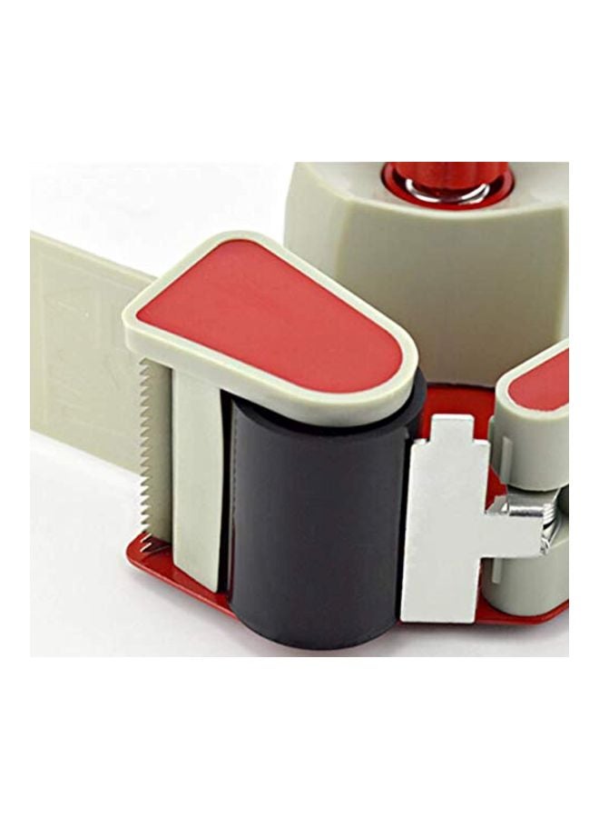 Generic Box Tape Dispenser With Handle Beige/Red  - Image 4