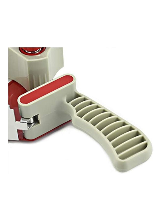 Generic Box Tape Dispenser With Handle Beige/Red  - Image 3