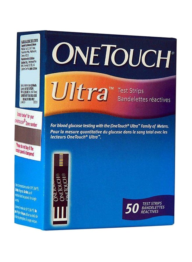 One Touch 50-Piece Ultra Test Strip Set 