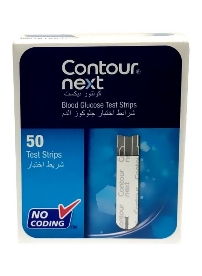 Contour Next 50-Piece Blood Glucose Test Strip Set 