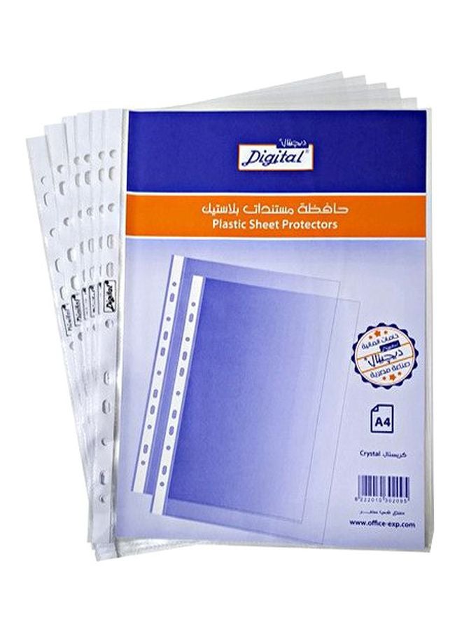 Generic 100-Piece A4 Sheet Protector Clear 