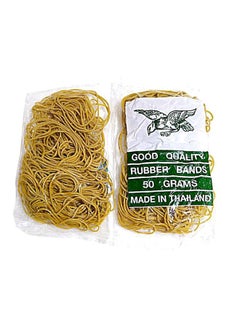 Generic 10-Pack Rubber Bands Yellow 