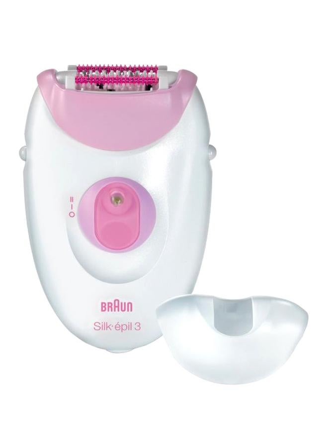 BRAUN Electronic Epilator White/Pink - Image 1