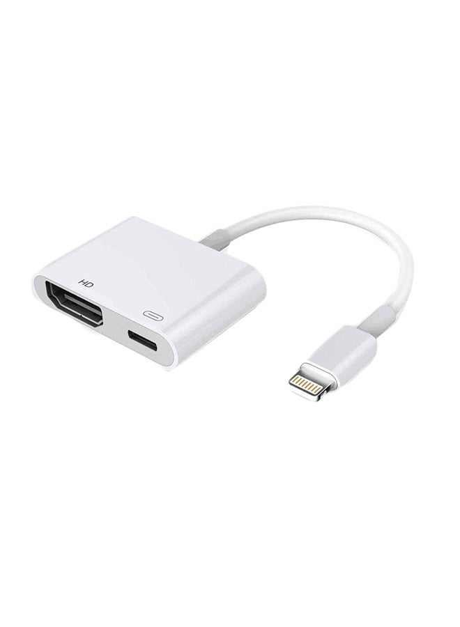 Generic - Lightning To HDMI Adapter Cable White - Image 1