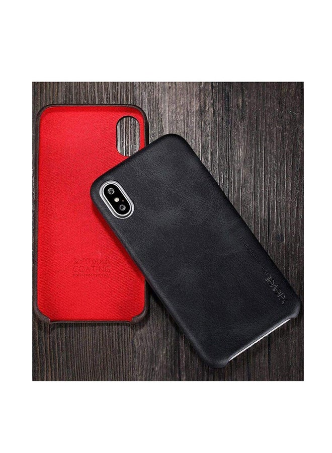 إكس ليفيل غطاء حماية واقٍ من سلسلة فينتدج لهاتف أبل آيفون XS ماكس أسود - Image 2