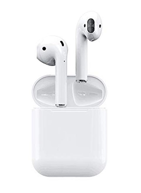 2-Piece Wireless Bluetooth In-Ear Headphone With Charging Case White