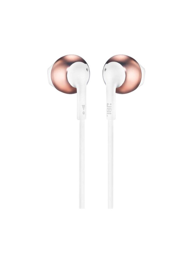 JBL In-Ear Wired Headphone Rose Gold/White - Image 3
