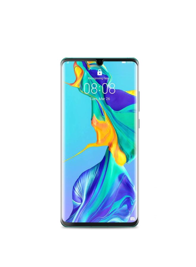 Muzz 3D Curved Full Covered Tempered Glass Screen Protector For Huawei P30 Pro Clear/Black - Image 3