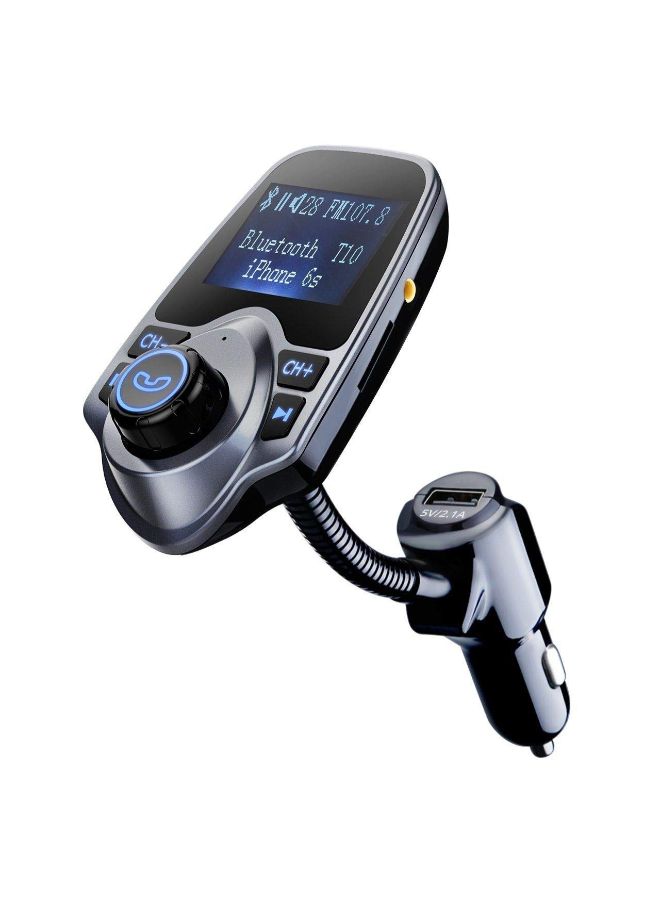 جهاز إرسال إف إم بلوتوث لاسلكي وشاحن سيارة - Image 1