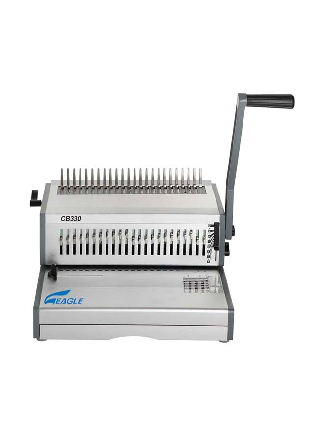 Eagle - Spiral Manual Heavy Binding Machine Grey/Silver - Image 1