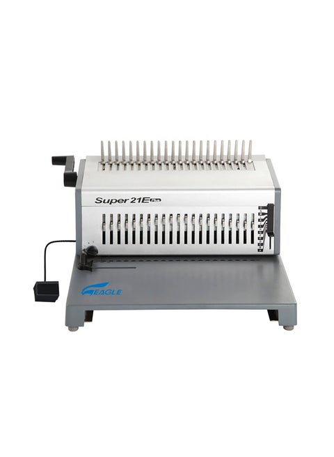 Spiral Binding Machine Grey/Silver