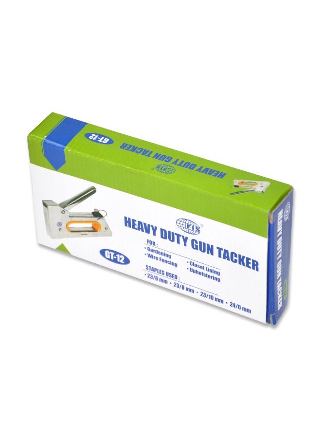 FIS Heavy Duty Gun Tacker Silver/Orange - Image 2