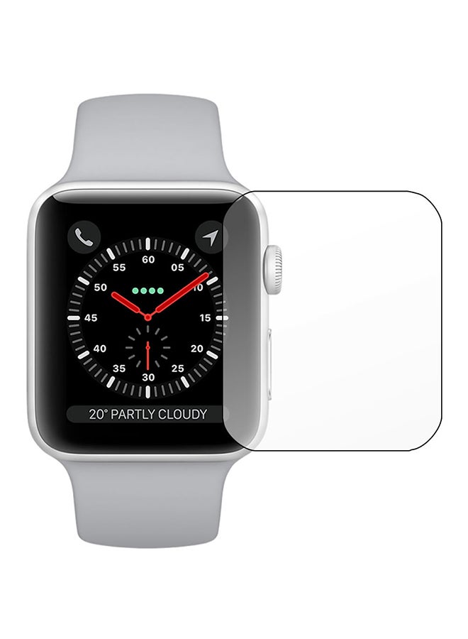 Eworld 2Piece Tempered Glass Screen Protector For Apple Watch Series 3 38mm Clear 