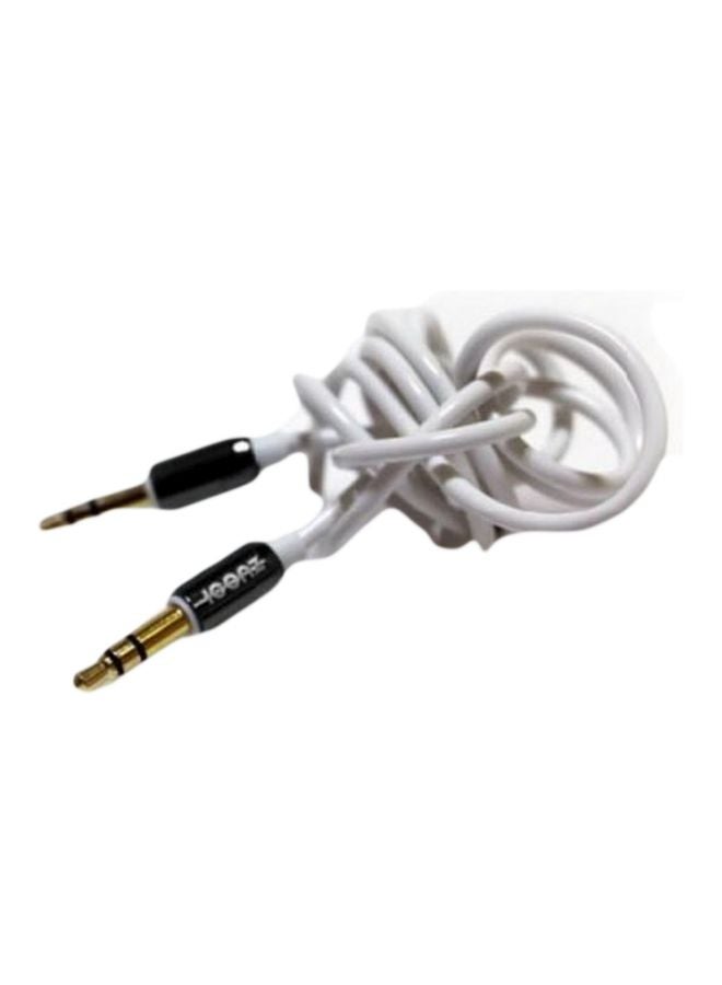Iconz Mobile Audio Cable White/Black
