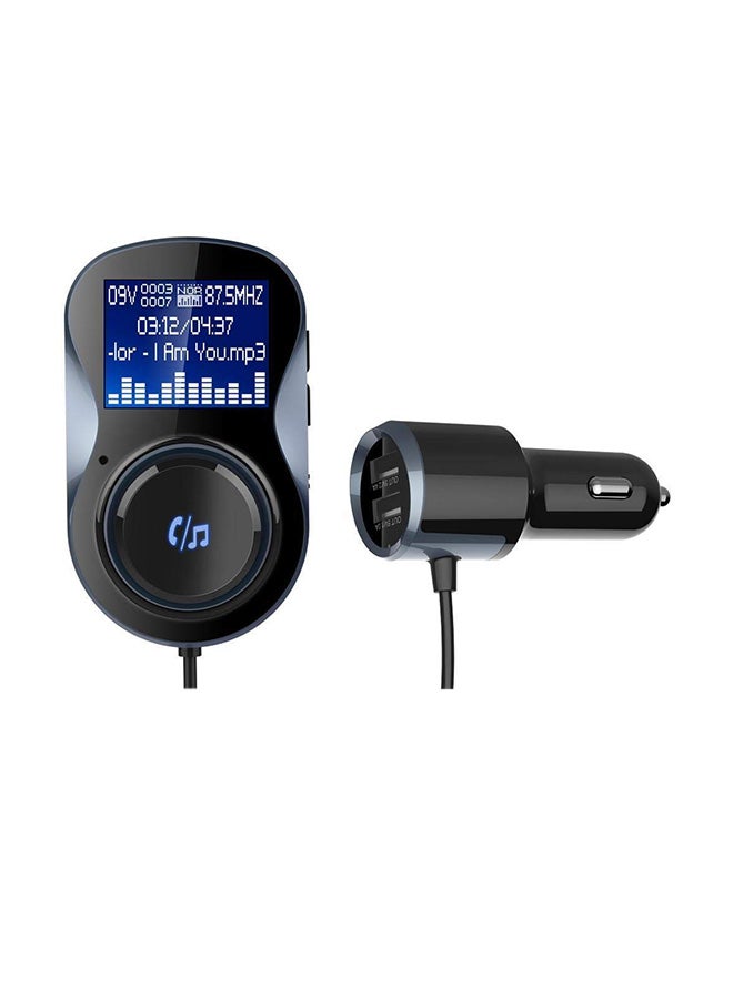 Bluetooth MP3 Player Dual USB FM Transmitter Car Charger - Image 1