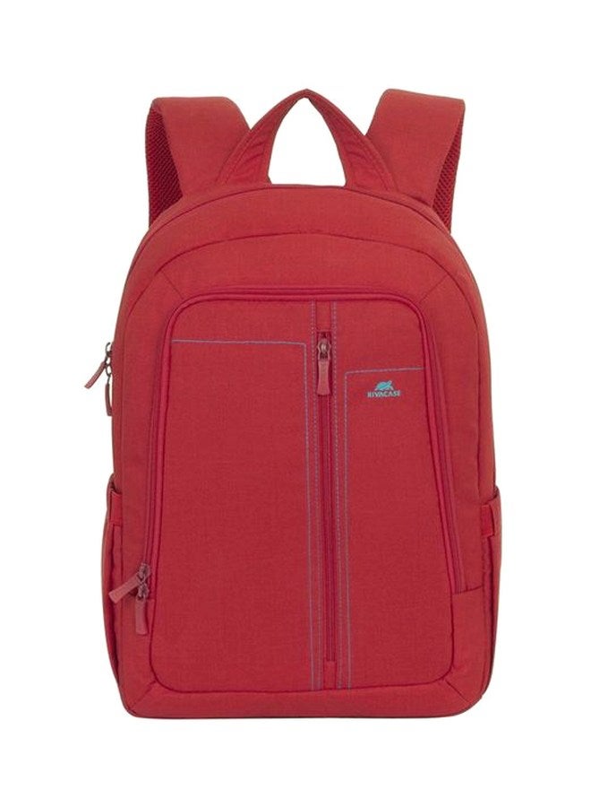 RivaCase Canvas Backpack Red 