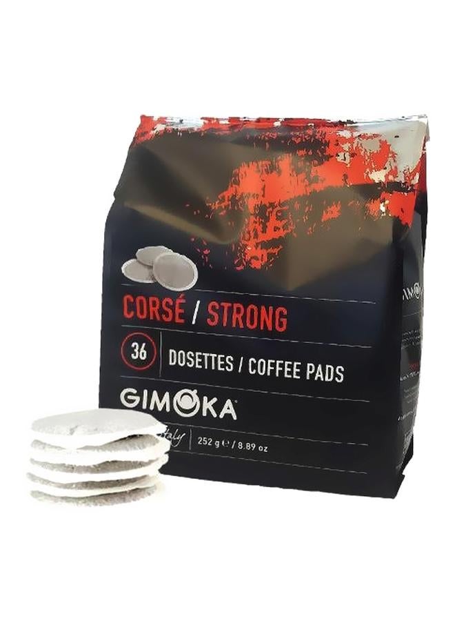 جيموكا عبوة قهوة كورسيه سترونج - من 36 كيساً 252غرام