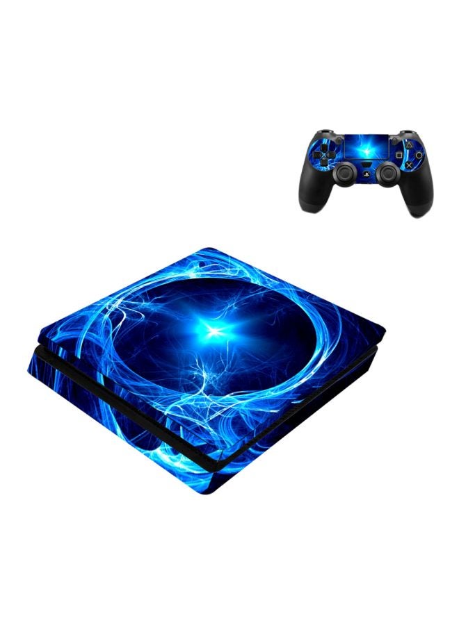 Generic 4-Piece PVC Slim Game Console Sticker For PlayStation 4 