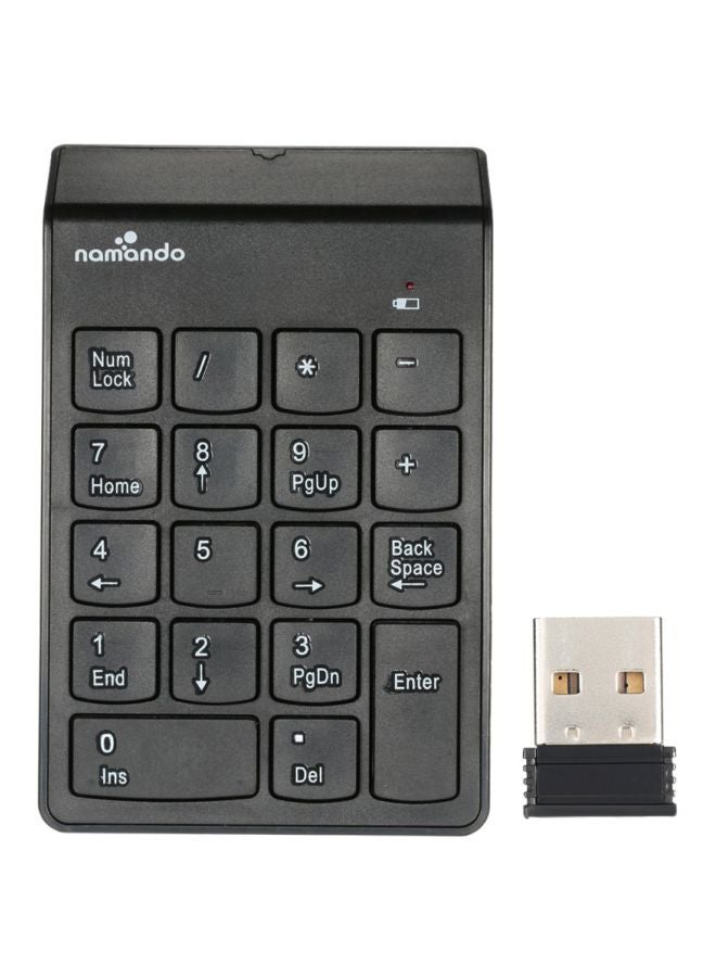 Generic Wireless Numeric Keypad Black  - Image 1