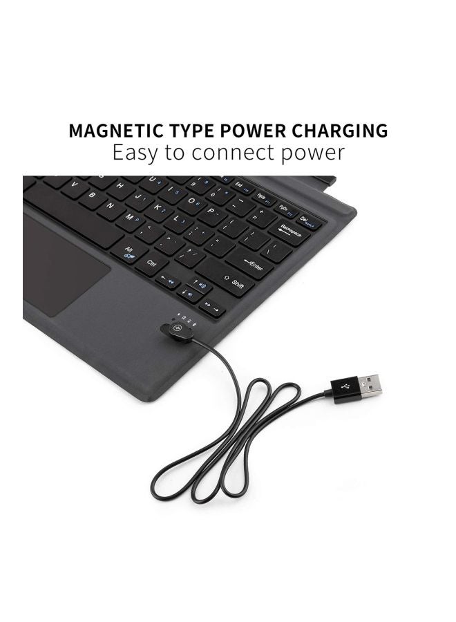 Generic - Replacement Wireless Keyboard For Software Surface Pro 3/4/5/6 Black - Image 1