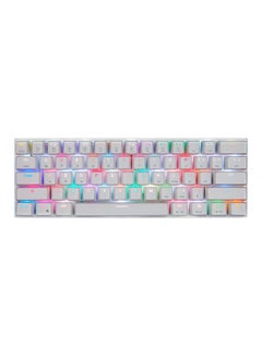 CK62 Backlit Mechanical Wired Keyboard White