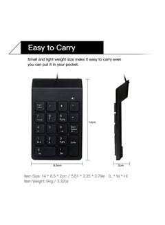 Generic USB Wired Numeric Keypad Black  - Image 4