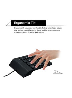 Generic USB Wired Numeric Keypad Black  - Image 5