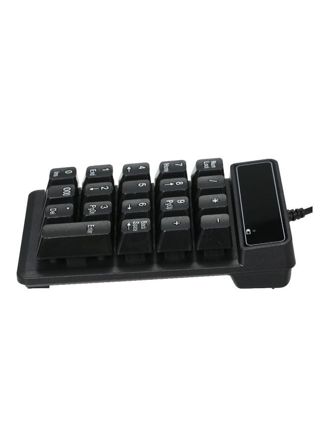 ماركة غير محددة - لوحة مفاتيح رقمية سلكية بوصلة USB أسود - Image 1